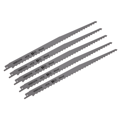 Reciprocating Saw Blade for Pruning & Coarse Wood 300mm 3tpi - Pack of 5