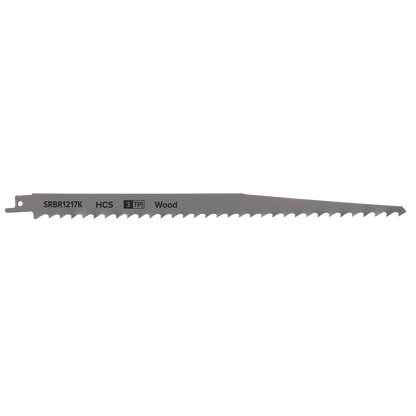 Reciprocating Saw Blade for Pruning & Coarse Wood 300mm 3tpi - Pack of 5