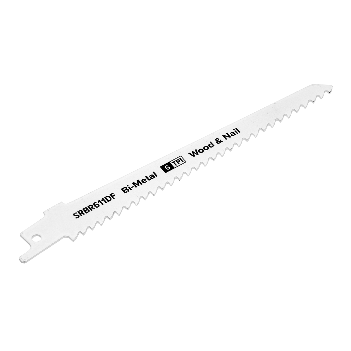 Reciprocating Saw Blade for Wood & Nail 150mm 6tpi - Pack of 5
