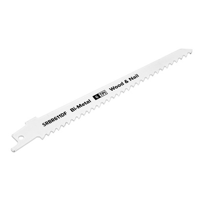 Reciprocating Saw Blade for Wood & Nail 150mm 6tpi - Pack of 5