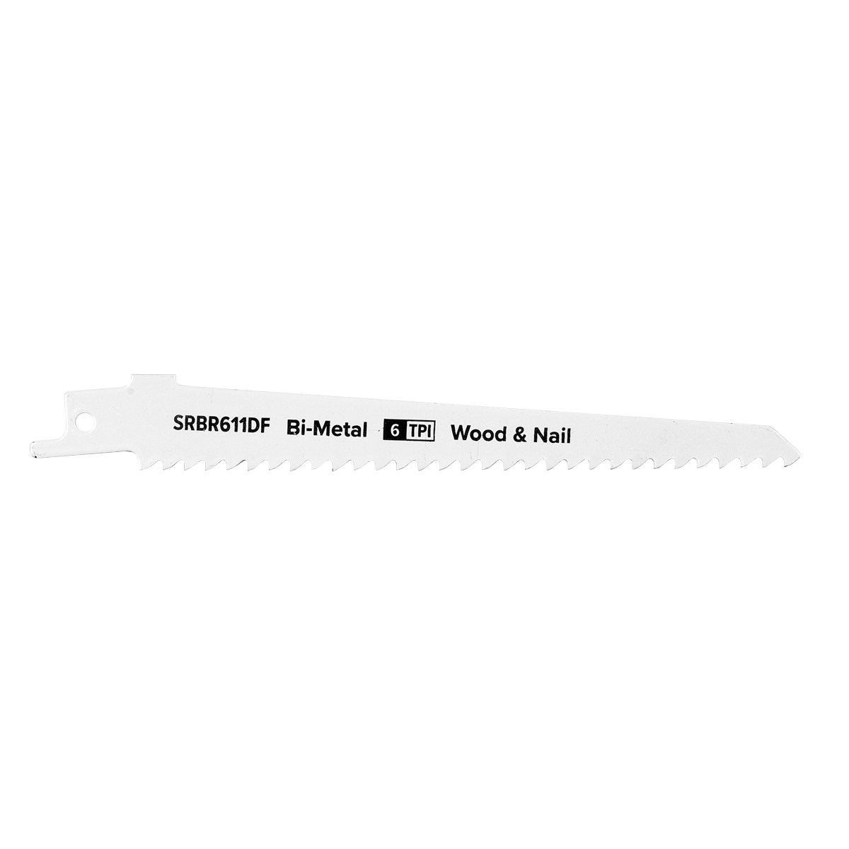 Reciprocating Saw Blade for Wood & Nail 150mm 6tpi - Pack of 5