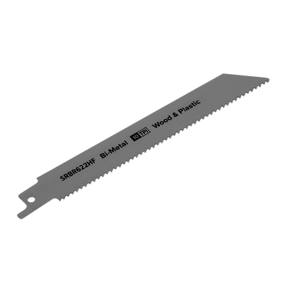 Reciprocating Saw Blade for Wood & Plastics 150mm 10tpi - Pack of 5