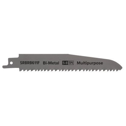 Multipurpose Reciprocating Saw Blade 5-8tpi - Pack of 5