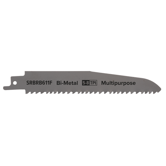 Multipurpose Reciprocating Saw Blade 5-8tpi - Pack of 5
