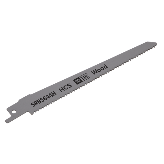 Reciprocating Saw Blade for Clean Wood 150mm 10tpi - Pack of 5