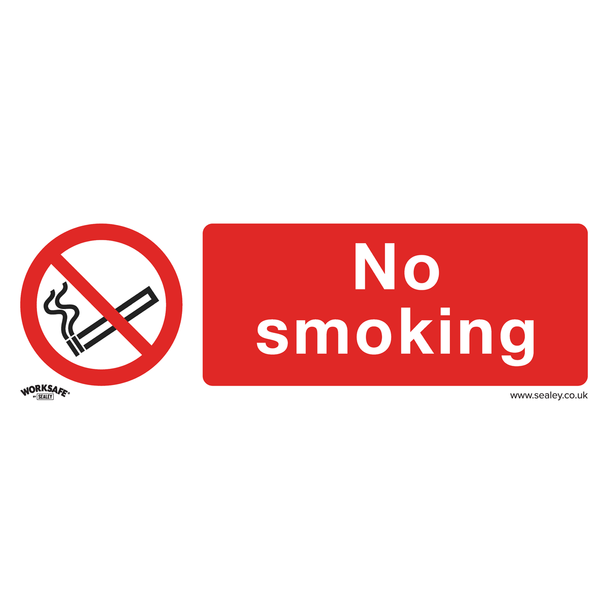 Worksafe® No Smoking Safety Sign - Rigid Plastic