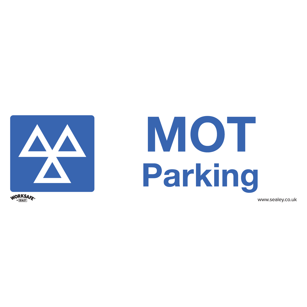 Worksafe® MOT Parking Safety Sign - Rigid Plastic