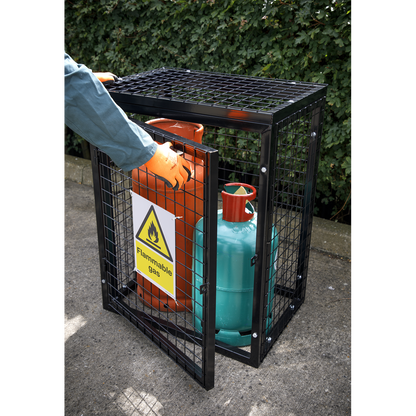 Worksafe® Flammable Gas Safety Sign - Rigid Plastic