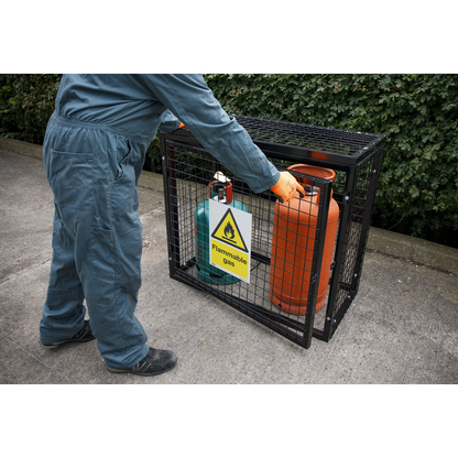 Worksafe® Flammable Gas Safety Sign - Rigid Plastic
