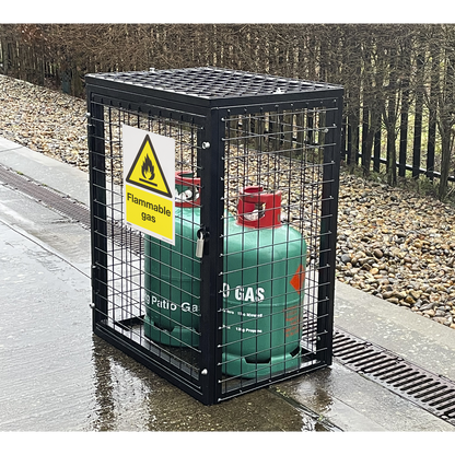Worksafe® Flammable Gas Safety Sign - Rigid Plastic