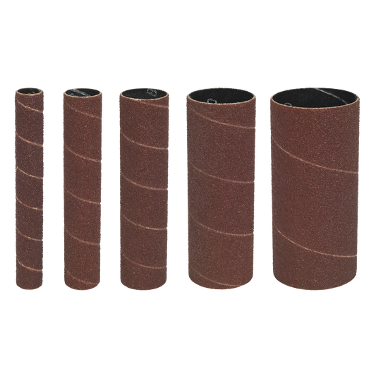 Assorted Sanding Sleeves 80 Grit - Pack of 5