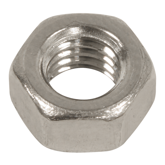 Stainless Steel Nut M5 A2, DIN 934 - Pack of 100