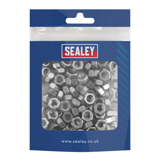 Stainless Steel Nut M6, DIN 934 - Pack of 100