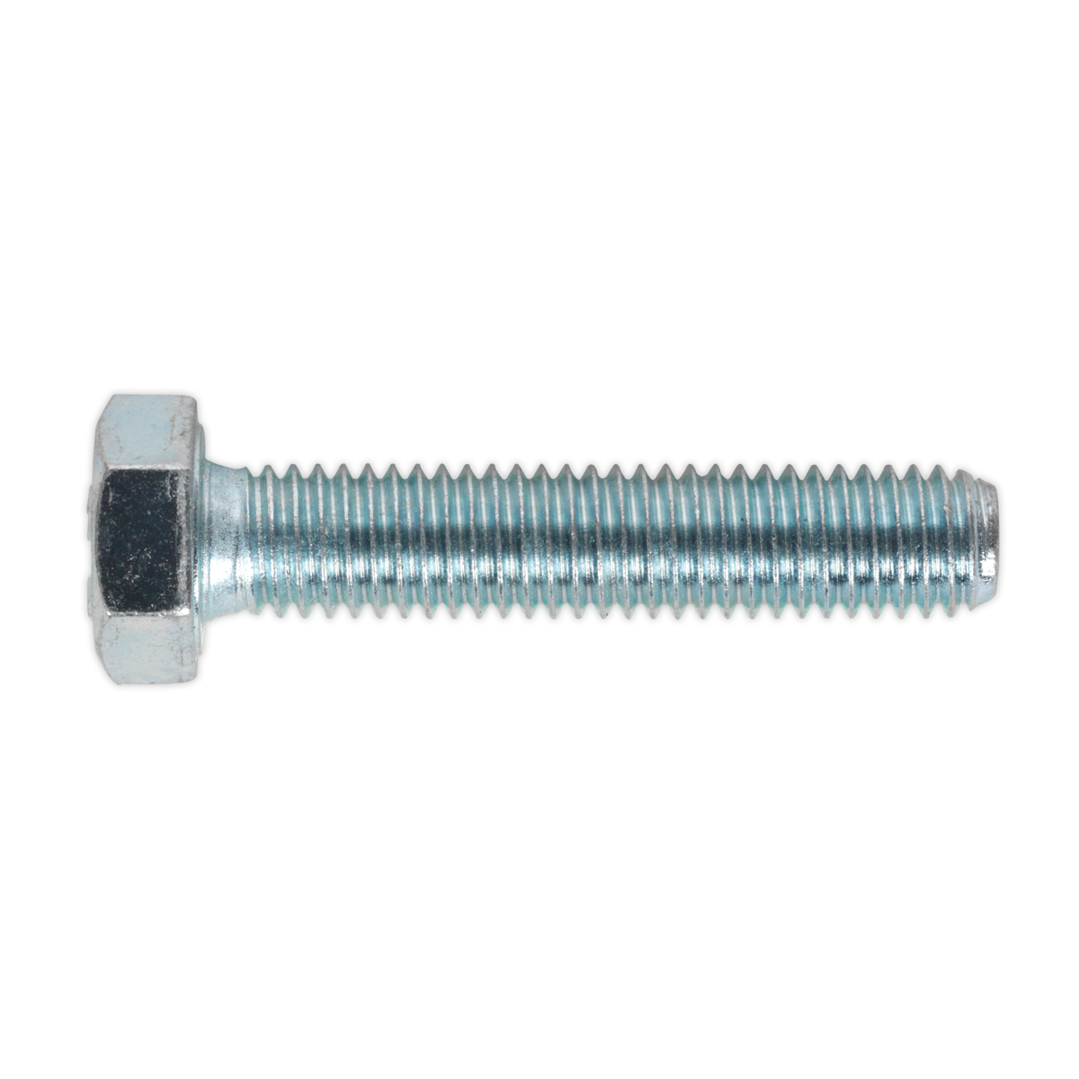 8.8 Zinc Plated HT Setscrew DIN 933 - Pack of 50