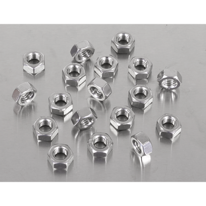 Stainless Steel Full Nut M8 x 1.25 pitch, DIN 934 - Pack of 100