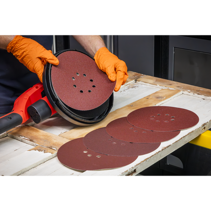 Hook-and-Loop Sanding Disc Set 225mm 5pc