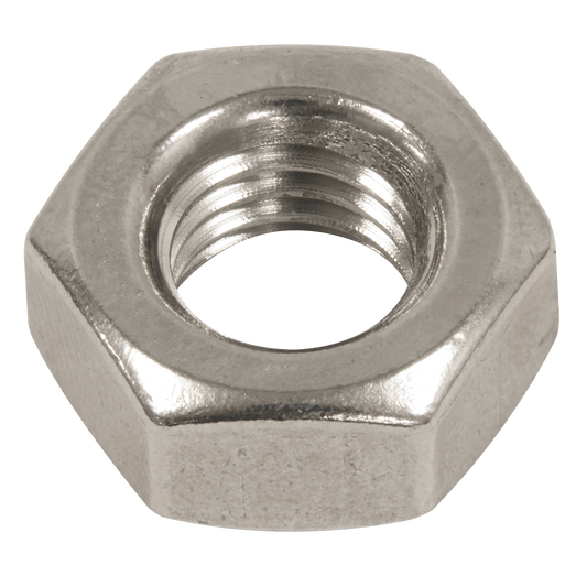 Stainless Steel Nut M10 A2, DIN 934 - Pack of 50