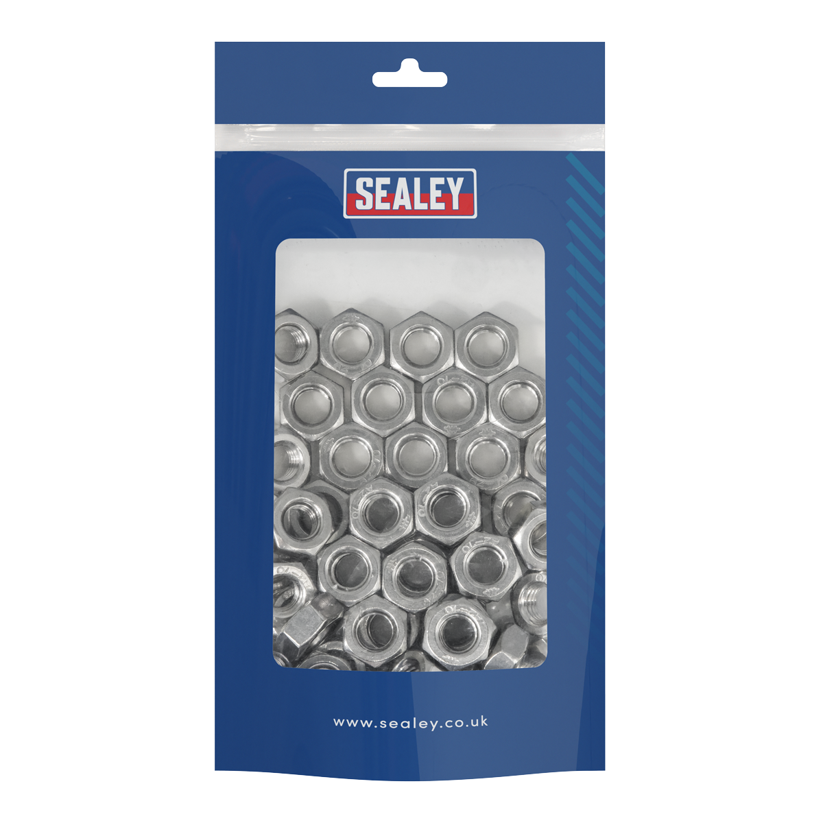 Stainless Steel Nut M10 A2, DIN 934 - Pack of 50