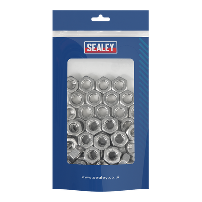 Stainless Steel Nut M10 A2, DIN 934 - Pack of 50