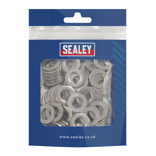 Stainless Steel Flat Washer M10 A2, DIN 125 - Pack of 100