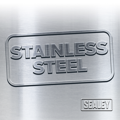 Stainless Steel Bucket Trowel with Rubber Handle 180mm
