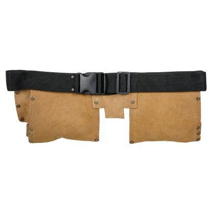 Double Pouch Leather Tool Belt