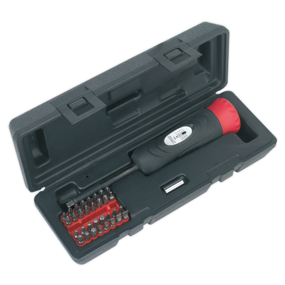 Premier Digital Torque Screwdriver Set 1/4"Sq Drive 2-10Nm 34pc