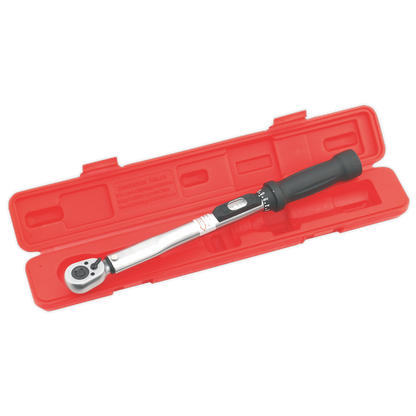 Premier Calibrated Locking Micrometer Style Torque Wrench 3/8"Sq Drive10-110Nm