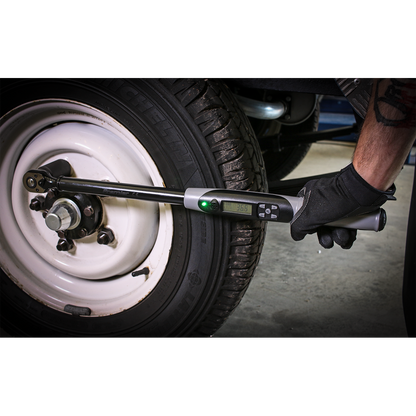 Premier Black Digital Torque Wrench with Angle Function 1/2"Sq Drive 20-200Nm