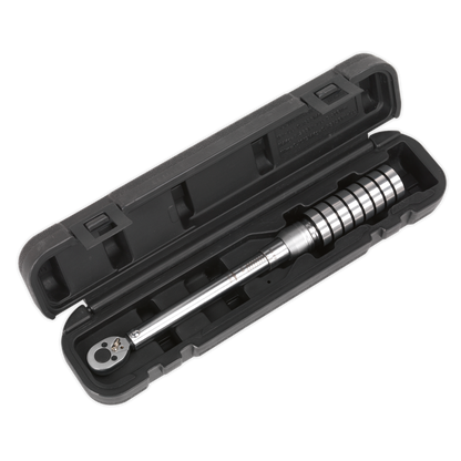 Premier Calibrated Micrometer Style Torque Wrench 1/4"Sq Drive 4-20Nm