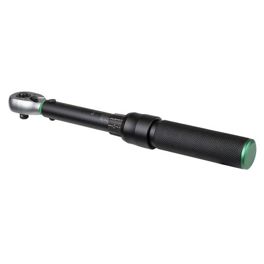 Torque Wrench Micrometer 1/4"Sq Drive Calibrated 5-25Nm - Premier Black
