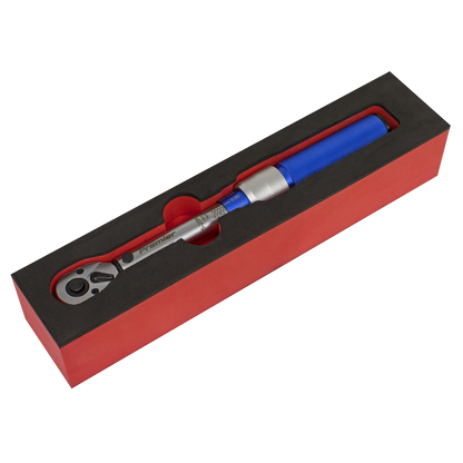 Premier Calibrated Micrometer Torque Wrench 3/8"Sq Drive 5-25Nm