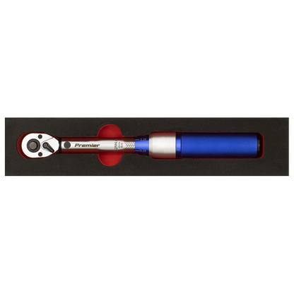 Premier Calibrated Micrometer Torque Wrench 3/8"Sq Drive 5-25Nm