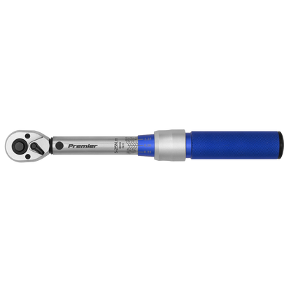 Premier Calibrated Micrometer Torque Wrench 3/8"Sq Drive 5-25Nm