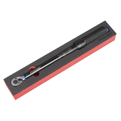 Torque Wrench Micrometer 3/8"Sq Drive Calibrated 20-120Nm - Premier Black
