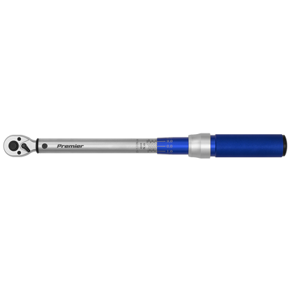 Premier Calibrated Micrometer Torque Wrench 3/8"Sq Drive 20-120Nm