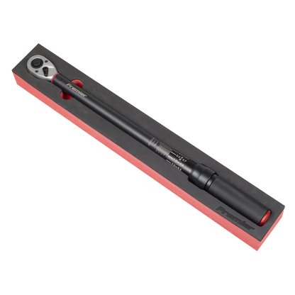 Torque Wrench Micrometer 1/2"Sq Drive Calibrated 40-220Nm - Premier Black