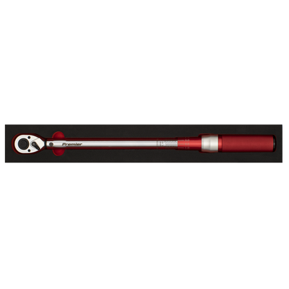Premier Calibrated Micrometer Torque Wrench 1/2"Sq Drive 40-220Nm