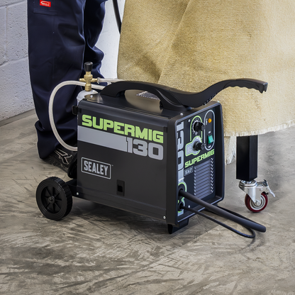 Mini Portable Gas/Gasless MIG Welder 130A 230V