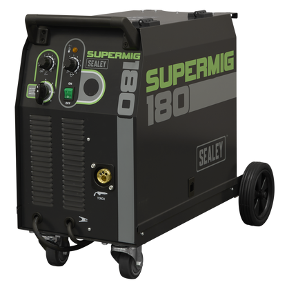 Professional Gas/Gasless MIG Welder with Binzel® Euro Torch 180A 230V