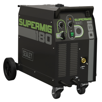 Professional Gas/Gasless MIG Welder with Binzel® Euro Torch 180A 230V