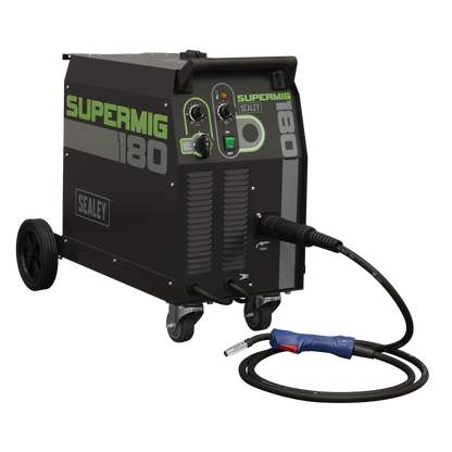 Professional Gas/Gasless MIG Welder with Binzel® Euro Torch 180A 230V