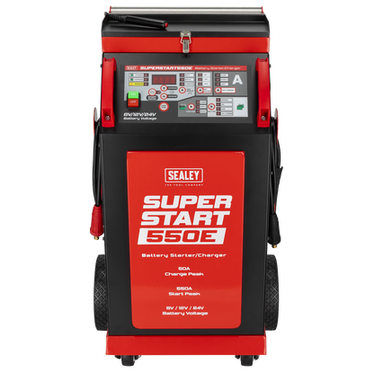 6/12/24V Battery Starter/Charger 550A