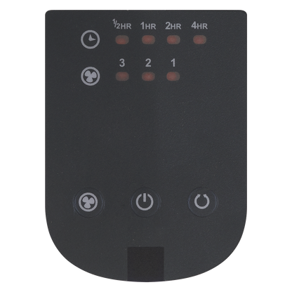 3-Speed Wall Fan with Remote Control 16" 230V