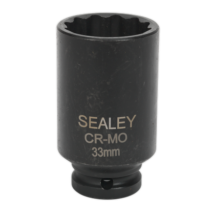 Premier Bi-Hex Deep Impact Socket 1/2"Sq Drive 33mm