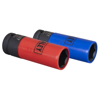 Alloy Wheel Impact Socket Set 1/2"Sq Drive 2pc