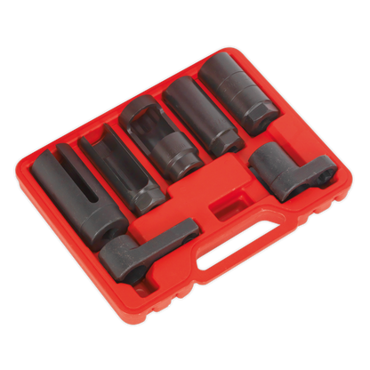 Oxygen Sensor Socket Set 3/8" & 1/2"Sq Drive 7pc