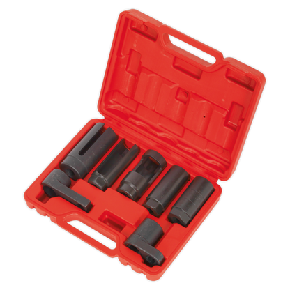 Oxygen Sensor Socket Set 3/8" & 1/2"Sq Drive 7pc