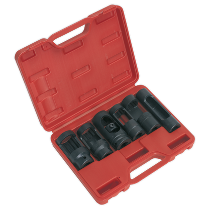 Diesel Injector Window Socket Set 1/2"Sq Drive 6pc