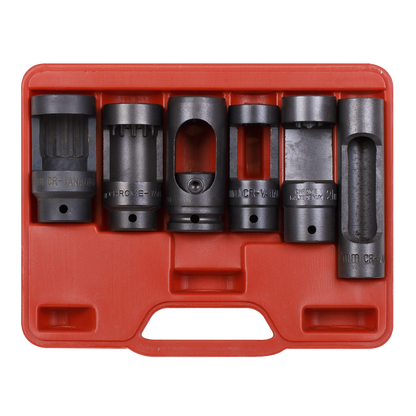 Diesel Injector Window Socket Set 1/2"Sq Drive 6pc